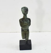 Cycladic Bronze Idol figurine