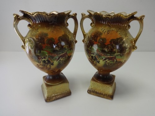 Pedestal vases 1950s - pedestal, vintage
