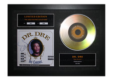 Dr. Dre Signed Gold Disc Album Ltd Edition Framed Picture Memorabilia