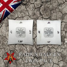 Hellfire Guitar Radius Gauges - Twin Pack 7.25", 9.5", 10", 12", 14",15",16", 20