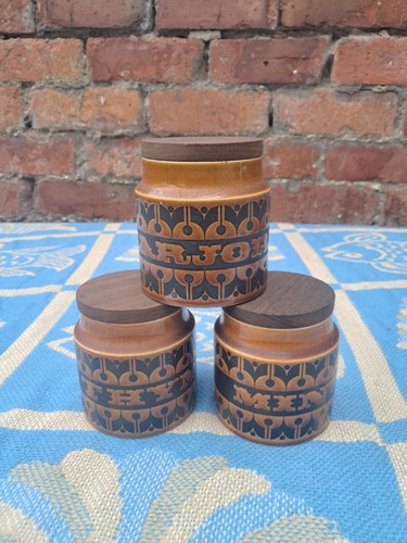 Set three vintage hornsea - three,
