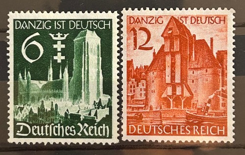 1939 german stamps set - german,