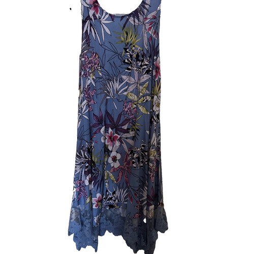 Spense midi blue multi color - midi,