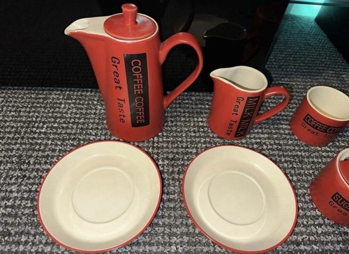 Coffee camping pottery set - coffee,