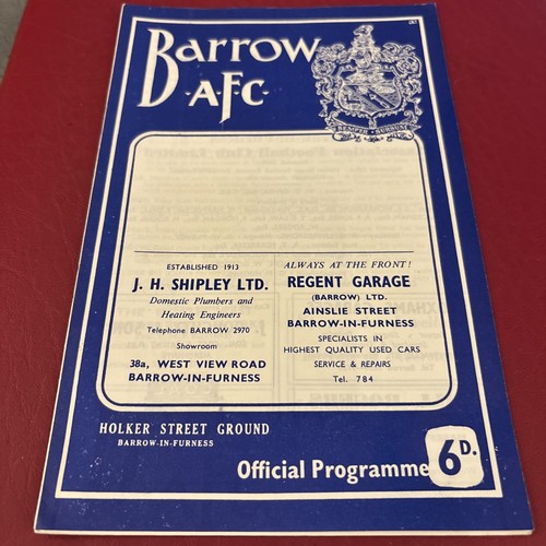 1964 barrow afc oxford - 1964/65,