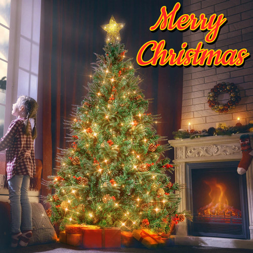 7ft christmas tree with - 5/6/7ft,