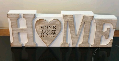 Plaque home sweet - plaque, wooden