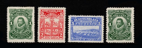 Newfoundland 1910 perf 12x14 - perf,