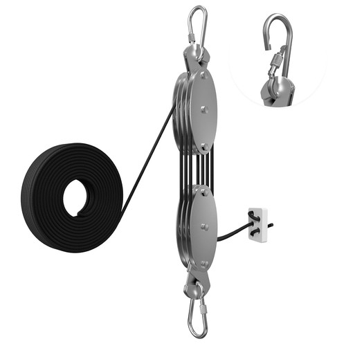 Rope hoist pulley system - rope, 530lb