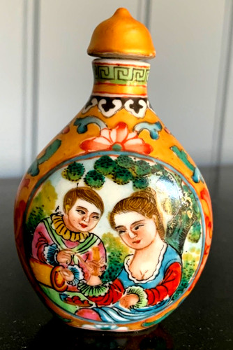 Chinese gold hand painted - hand,