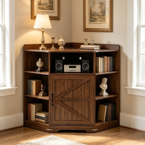 Corner cabinet with usb ports - corner,