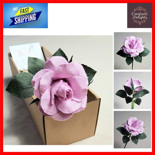 Beautiful handmade linen rose - beautiful,