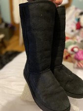 Ugg boots tall black suede - tall,