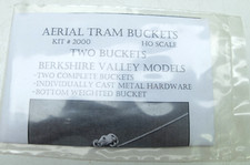 BERKSHIRE VALLEY MODELS KIT2000 AERIAL TRAM BUCKETS  X 2 PER PACKET HO SCALE