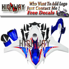 HRC Blue White ABS Fairing
