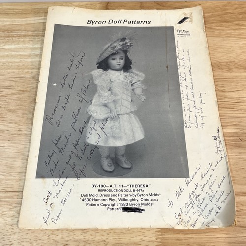 Byron doll patterns uncut - byron,