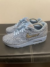 V RARE 2013 NIKE AIR MAX 1 ELEPHANT iD UK 8 SAFARI NBY ONE PATTA OG BY YOU PARRA