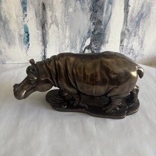 South African Hippo Bronzed