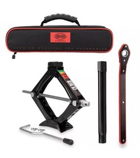 Heavy Duty Car Scissor Lifting Jack 2 Tons SUV Vehicle Lift Tool With Ratchet