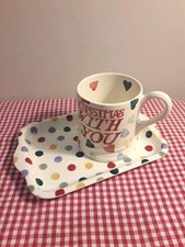 Emma Bridgewater 'Christmas with you' half pint mug & melamine  tray