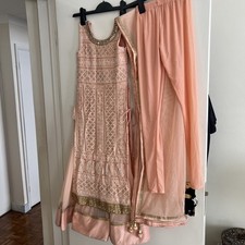 Stunning Girls Peach & Gold