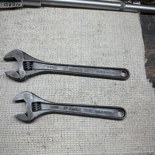 Bahco adjustable spanners - spanners, x2