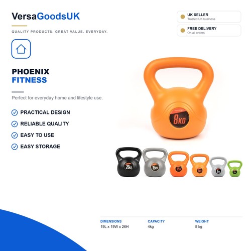 Vinyl kettlebell weight - vinyl,