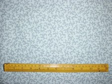 LAURA  ASHLEY 1985 VINTAGE FABRIC FIRENZE BLUE W46 X L74 INCH 100% COTTON