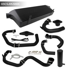 Bolt On Front Mount Intercooler Kit For Subaru WRX STI Ej20 Ej25 08-14 Black