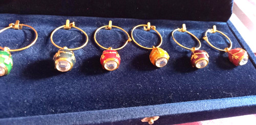 Faberge egg wine charms in - faberge,