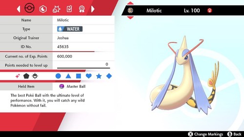 Shiny milotic for - (6iv),