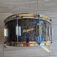 Rogers Dynasonic Reissue 14 X 6.5 Snare, Black Diamond Pearl