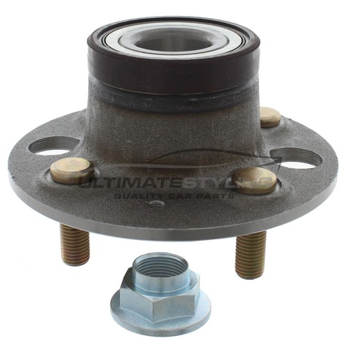 Rear wheel bearing hub - bearing, with