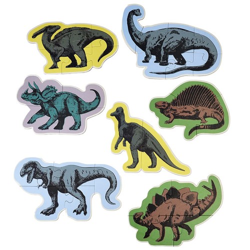 Dinosaurs set seven - set, puzzles