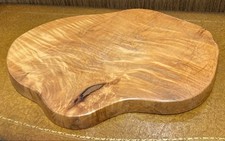 Japanese Bonsai Display Stand Natural Wood Grain Slab Curved Form Table Kadai