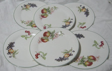 6x M & S Ashberry Dinner Plates 27cm Scratched Marks & Spencer St Michael