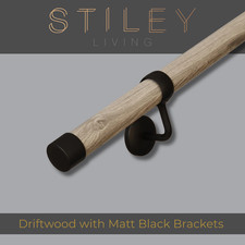 Drift Wood Stair Handrail Wall