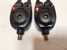 2 Fox Orginal Micron M Red Bite Alarms Used Carp Fishing Gear