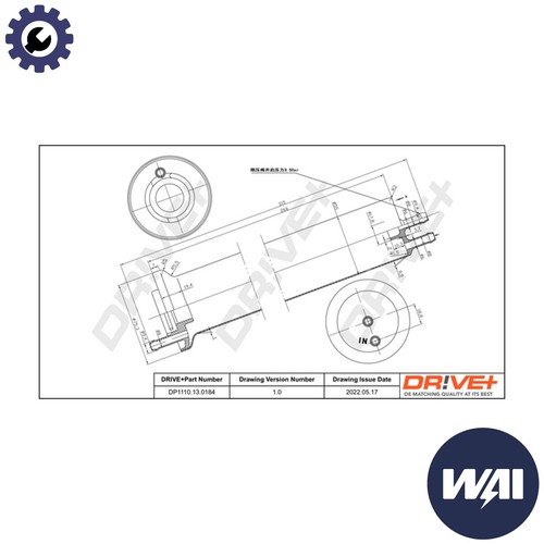 Fuel filter dp1110 - fuel, for