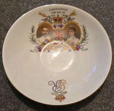 Commemorative saucer - George IV coronation 1911