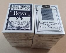 18 Pack Playing Cards Traditional Plastic Coated Deck BLUE