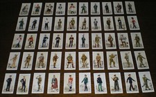 Set Players Uniforms Of The Territorial Army 1939 cigarette cards VG condition