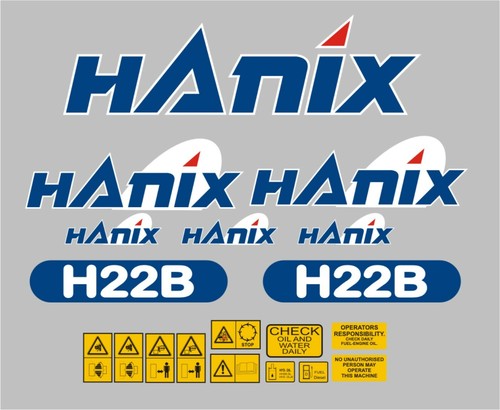 Hanix h22b mini - h22b, decal