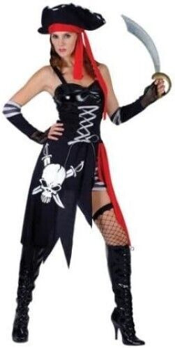 Ladies deluxe black skull - deluxe,