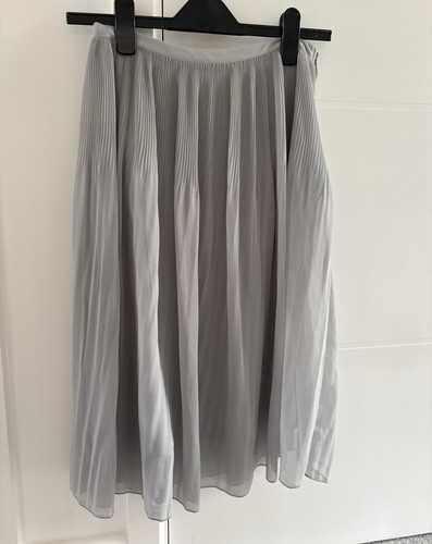 Zara grey pleated midi - grey,