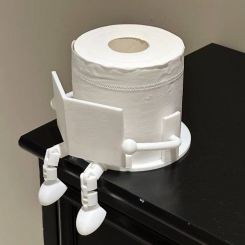 Funny toilet roll holder - toilet,