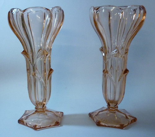 Vintage bohemian glass - bohemian,