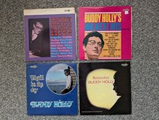 4x Buddy Holly LP Job Lot