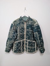 Zara Reversible Quilted Green