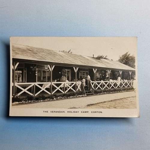 Corton holiday camp postcard - camp,
